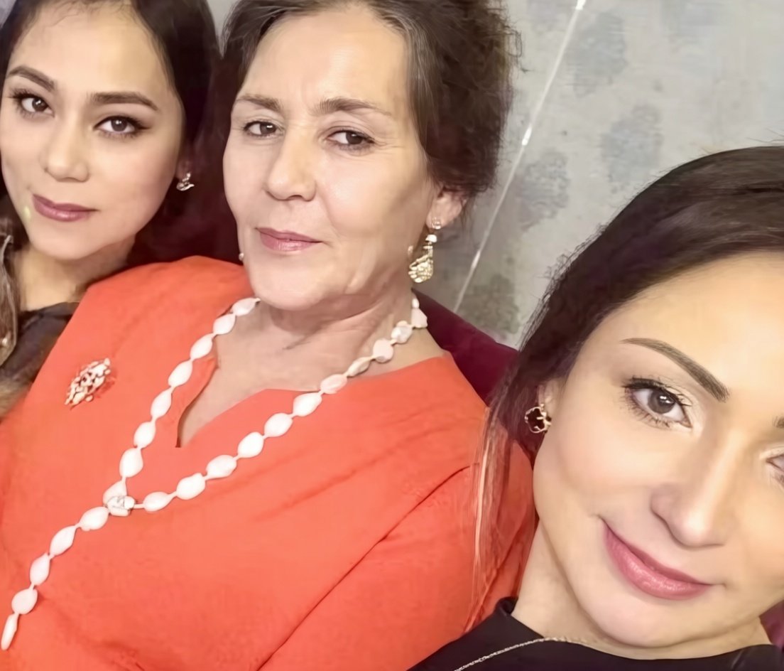 The three Uyghur sisters Gulzeper Hekim, left, Gulmire Kamil, second left, and Guljennet Kamil arrested on July 4. Source: Radio Free Asia.