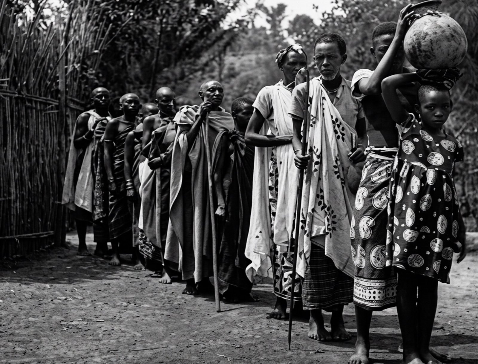 Ryangombe initiates. Source: Musée royal de l’Afrique centrale, Tervuren, Belgium.