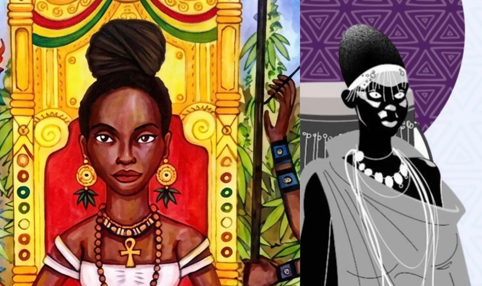 Devotional images of Nyabingi. Curiously, the international Rastafari movement has also “adopted” her.