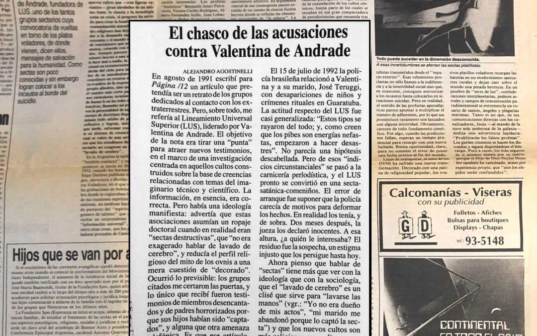 Sectas, pánico moral y prensa: cómo construir un enemigo perfecto