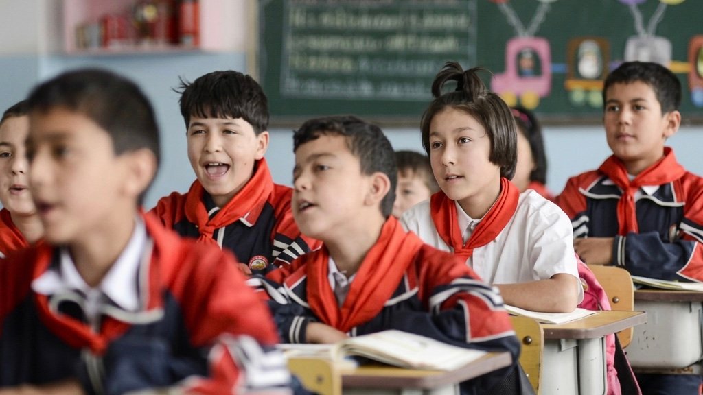 A boarding school in Xinjiang. From X.