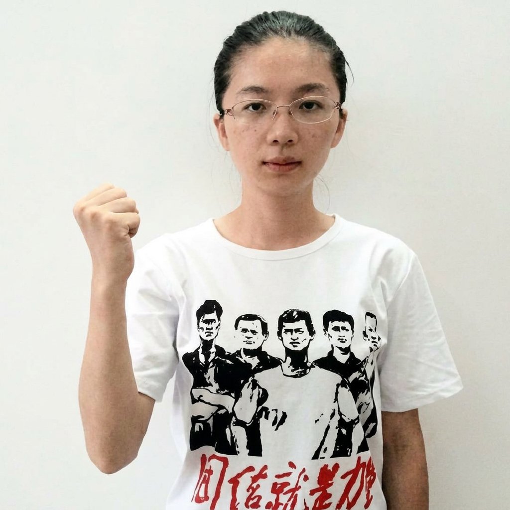 Shen Mengyu, one of the Jasic Workers’ Solidarity Group’s activists who was compelled to “confess” on video. From X.