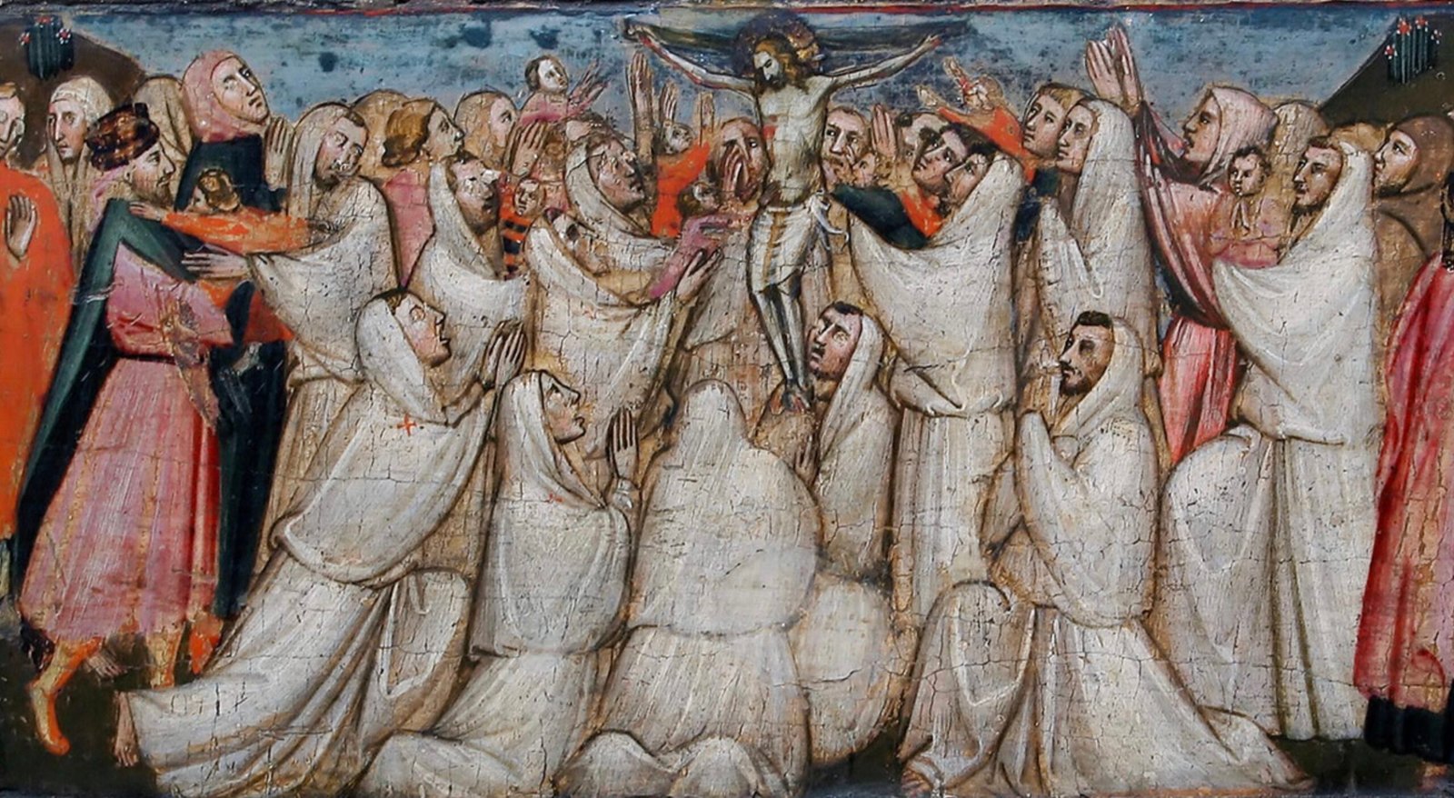 The Bianchi around the Cross. 14th century. Museum of the Collegiata, Empoli.
