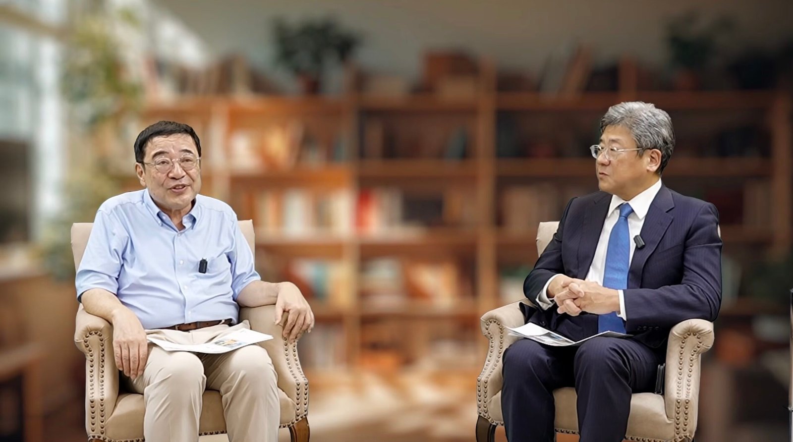 A moment of the Ogawa – Nishioka dialogue.