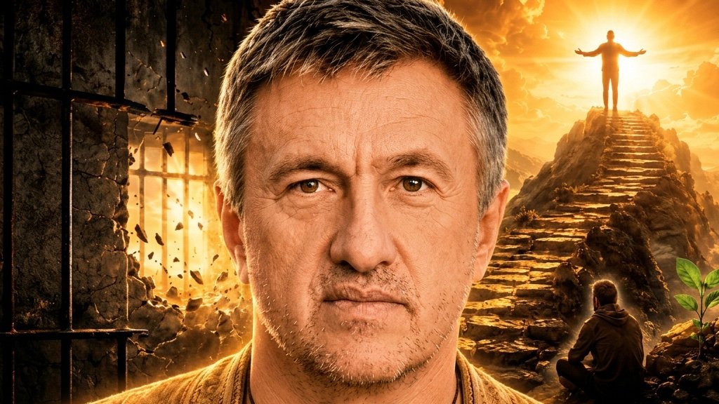Konstantin Rudnev in a poster promoting his teachings.