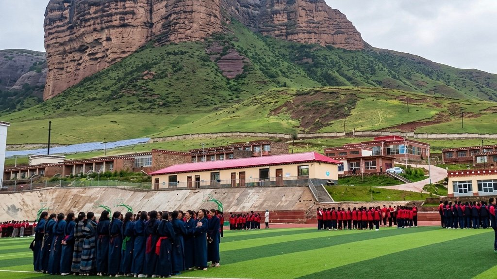 The school before the closure, from the Lhasa Spring post.