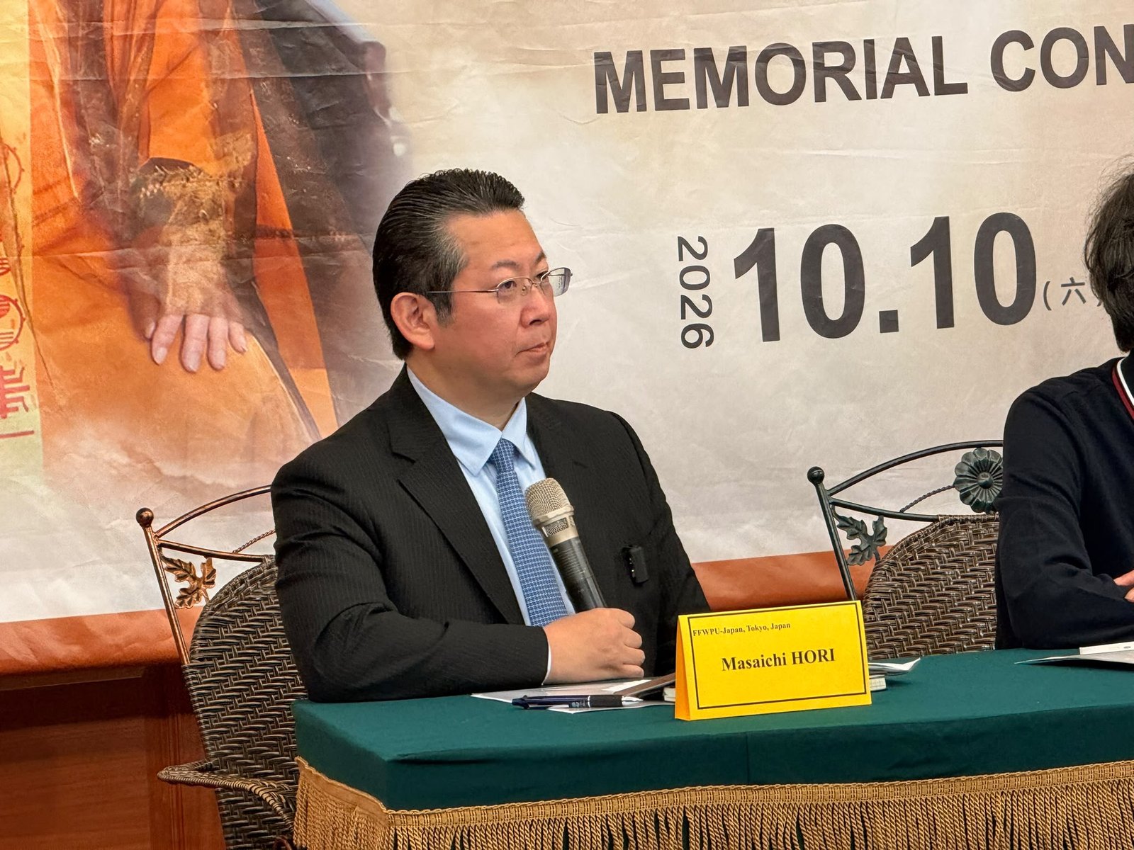 Masaichi Hori at CESNUR 2026.