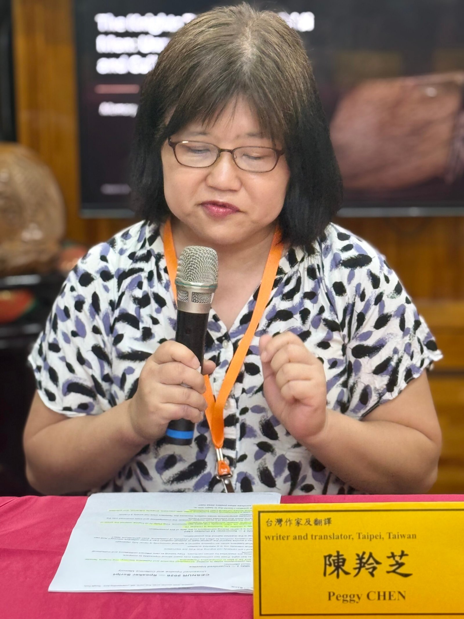 Peggy Chen speaks at CESNUR 2026.