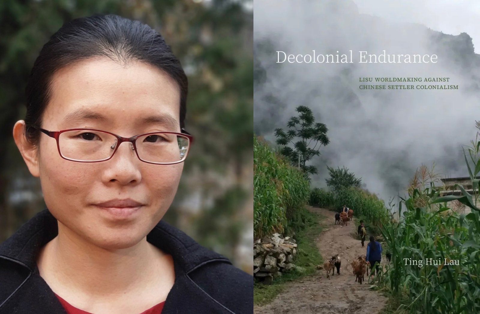Lau Ting Hui and her new book.