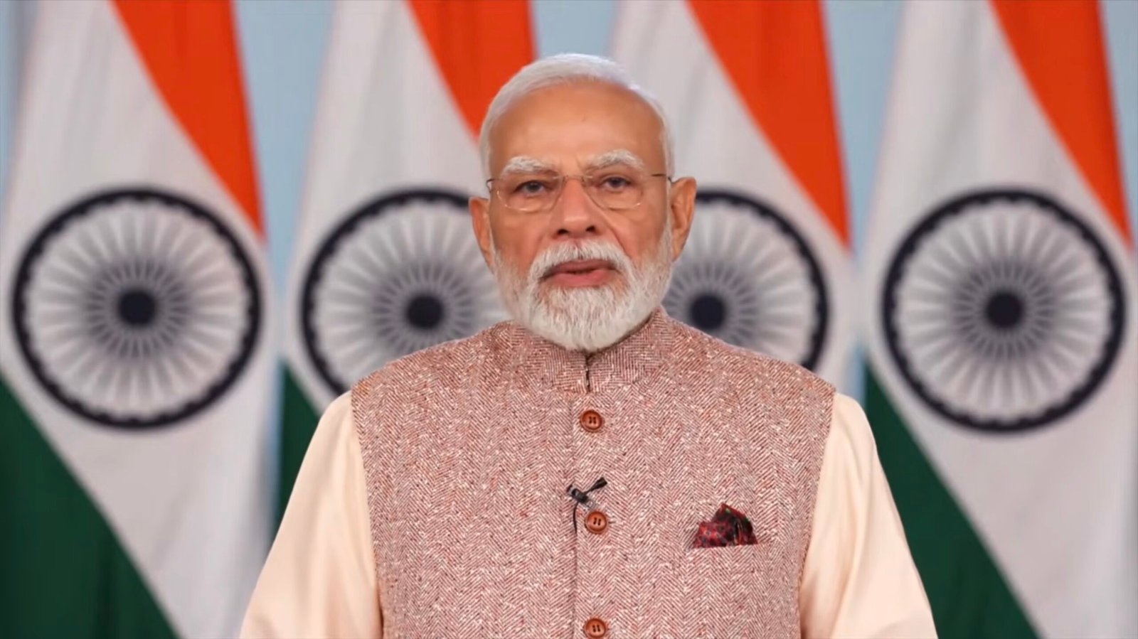 Narendra Modi’s video message for the opening of the Paris BAPS temple.