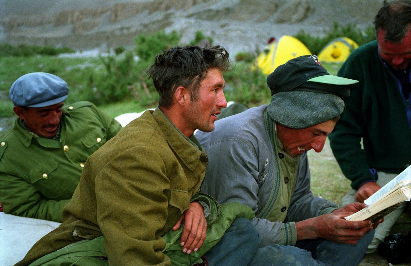 Uyghurs in Xinjiang. Credits.