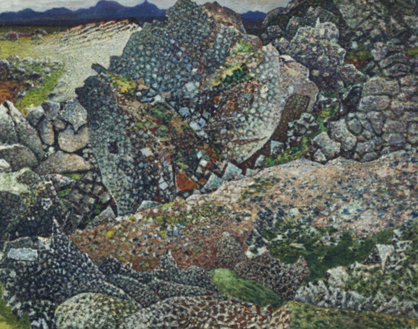 Kjarval, “Lava at Bessastadir,” 1947–54.