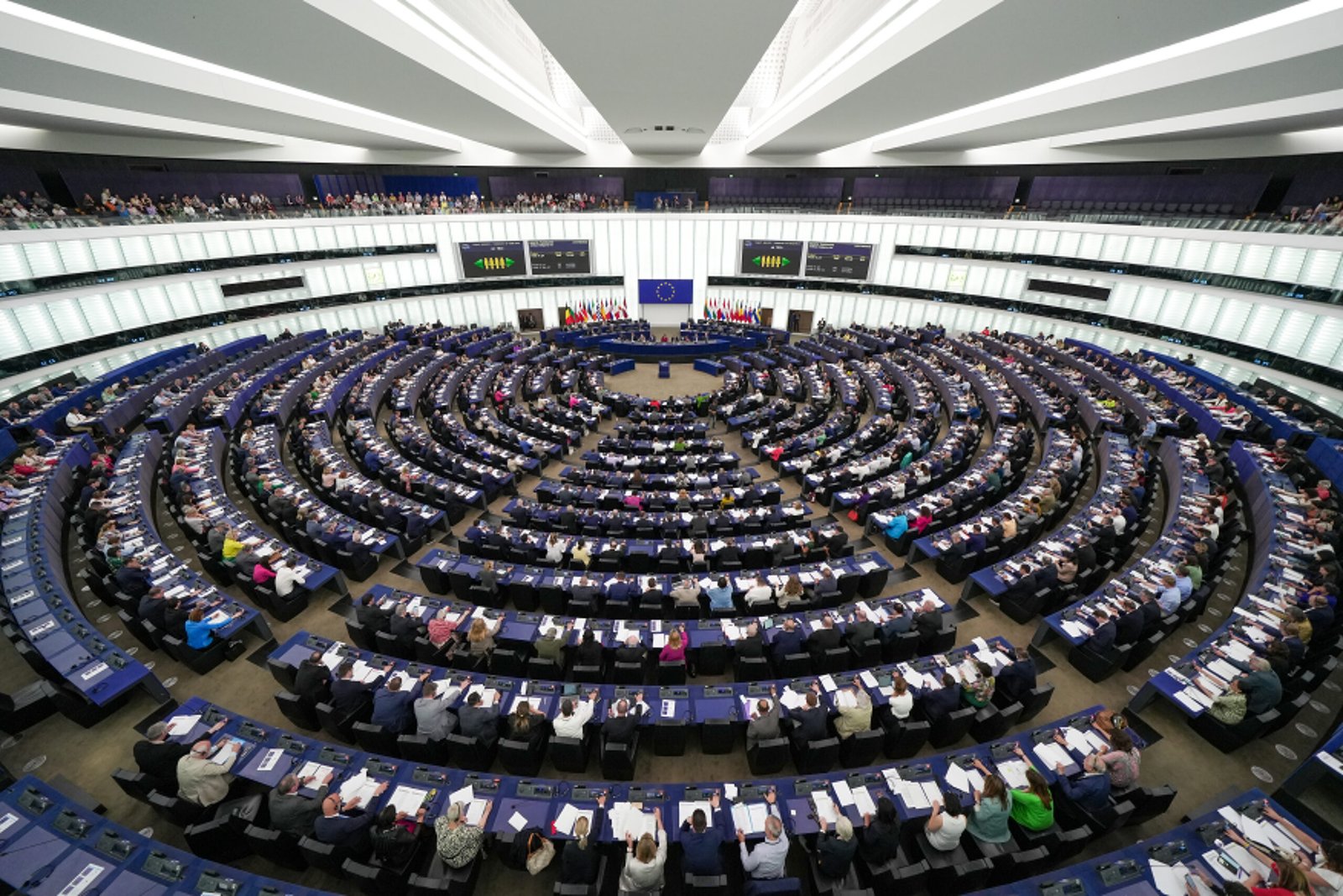 The European Parliament, Strasbourg. Credits.