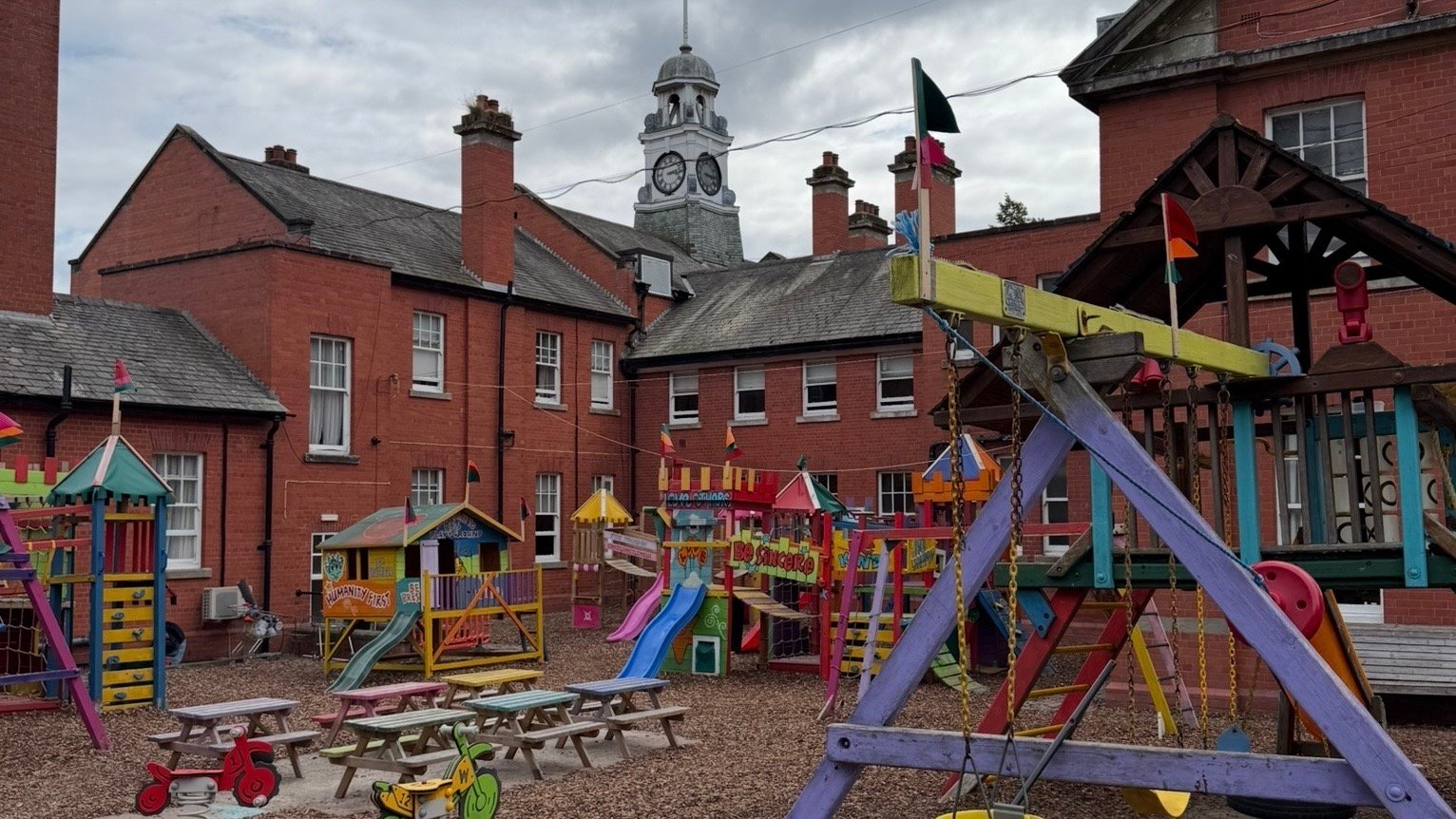 The children’s playground at Crewe.