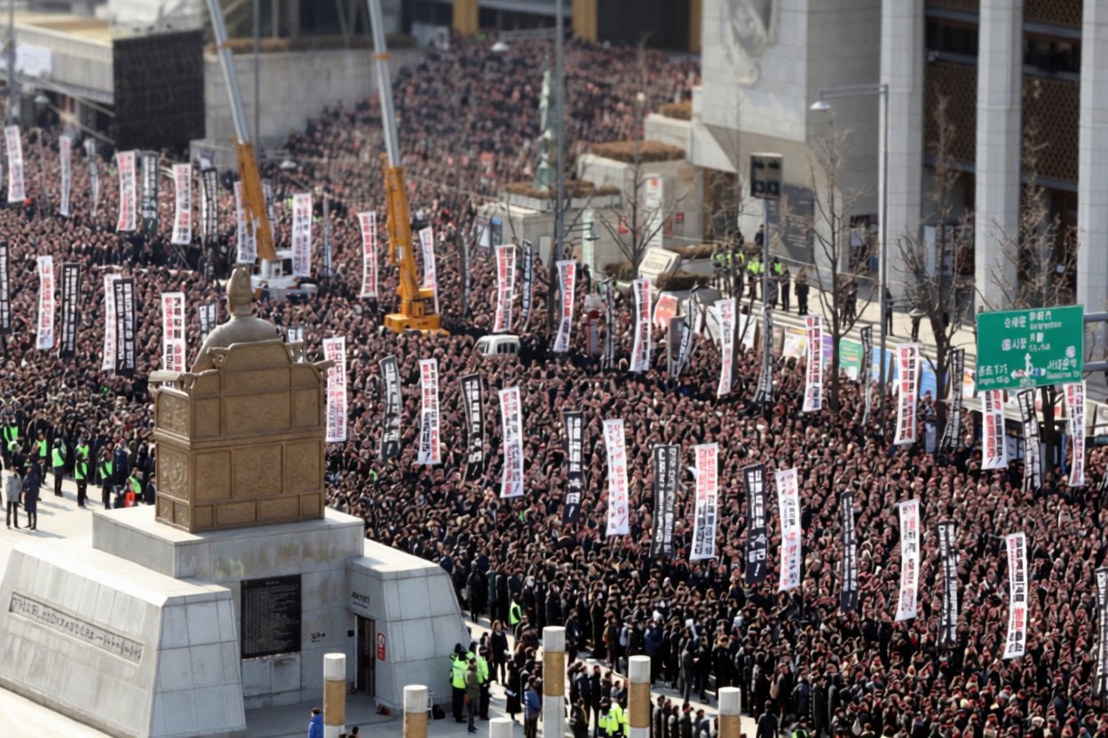 Protests after the death of Gu Ji-in.