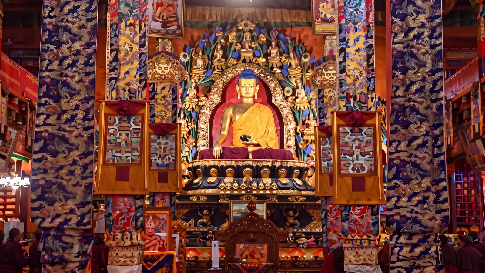 Inside the Ragya Monastery. From X.